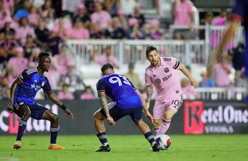 Messi returned against Cincinnati but was only able to participate as a second-half substitute.